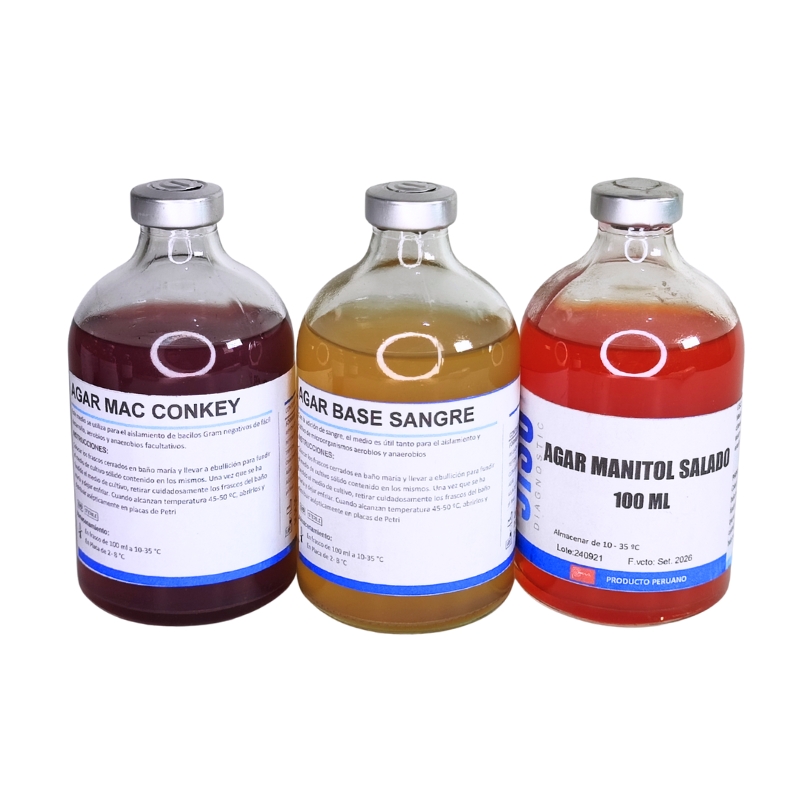 medios de cultivos preparados